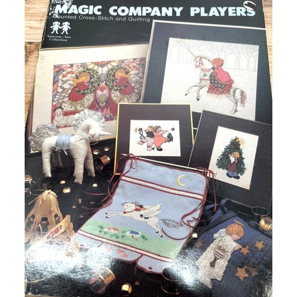 Vintage Cross-Stitch & Quilting Pattern Book - Picture 2 of 5